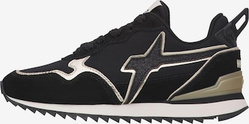 W6YZ Sneakers 'JET-J' in Zwart: voorkant