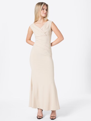 WAL G. - Vestido de noche 'MORGAN' en beige