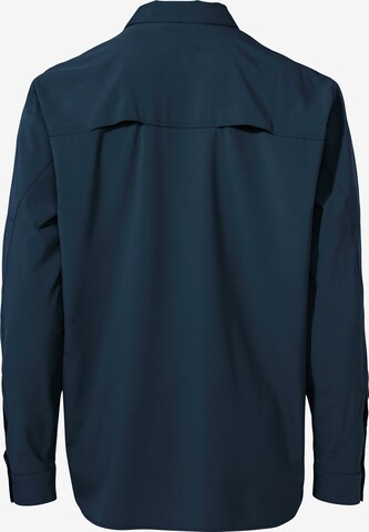 VAUDE Regular fit Functioneel overhemd ' Rosemoor  ' in Blauw