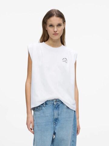 Karl Lagerfeld Shirt 'Rue St-Guillaume' in Wit: voorkant