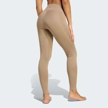 ADIDAS PERFORMANCE Skinny Παντελόνι φόρμας 'All Me Essentials' σε καφέ