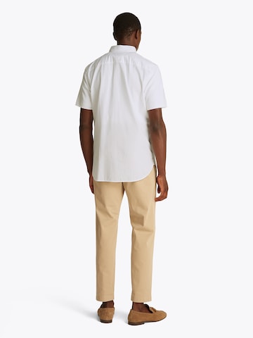 TOMMY HILFIGER Regular fit Overhemd 'SEERSUCKER' in Wit