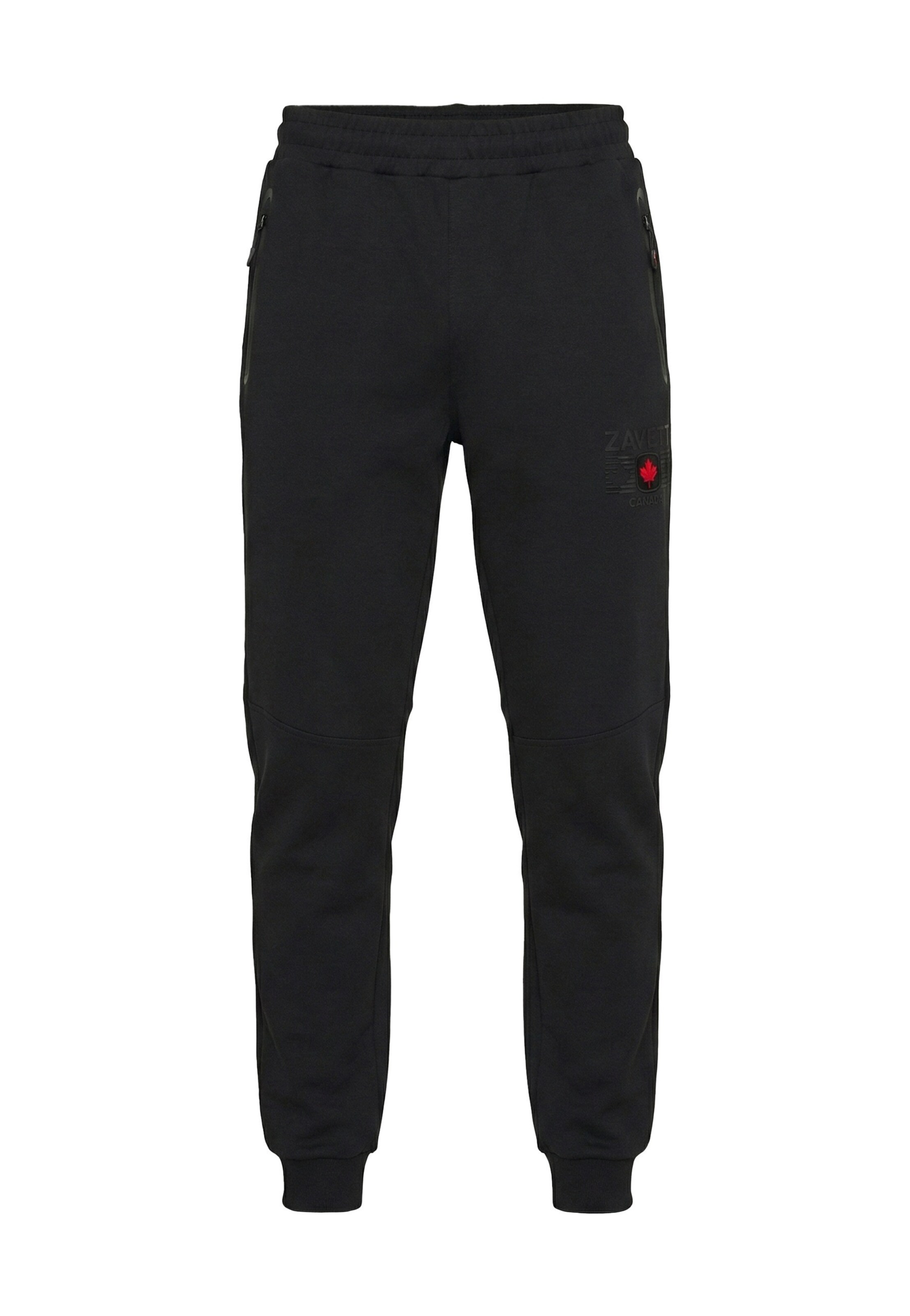 Pantaloni 'Cirico' di Zavetti Canada in nero: frontale