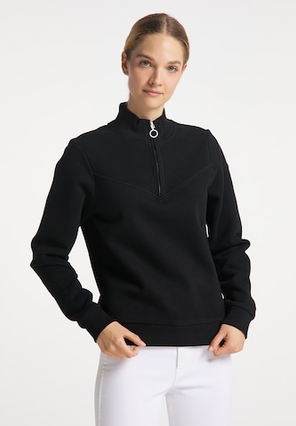 DreiMaster Maritim Sweatshirt in Black: front