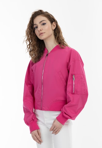 Veste mi-saison MYMO en rose : devant