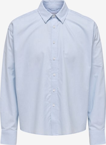 Only & SonsComfort Fit Košulja 'ONSALVARO' - plava boja: prednji dio