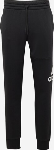 ADIDAS SPORTSWEAR Regular Workout Pants 'Essentials' in Black: front