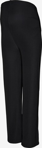 Loosefit Pantalon 'Josefina' MAMALICIOUS en noir : devant