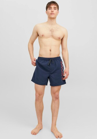 JACK & JONES Zwemshorts 'Fiji' in Blauw