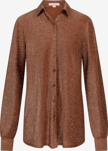 Moda Minx Bluse 'Lumiere' in Braun: Vorderseite