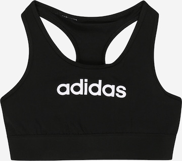 ADIDAS SPORTSWEAR Sport-BH 'Fitted' in Schwarz: predná strana