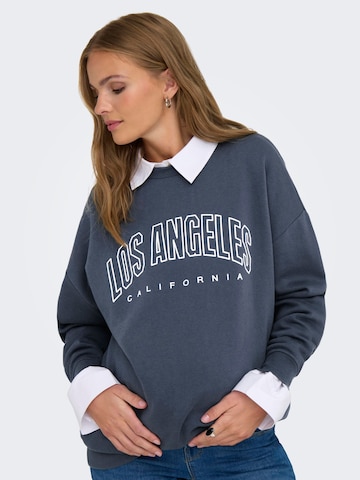 Only Maternity Sweatshirt in Blauw