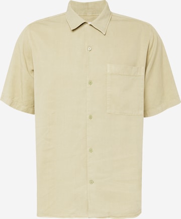 NN07 - Ajuste regular Camisa 'Julio' en verde: frente