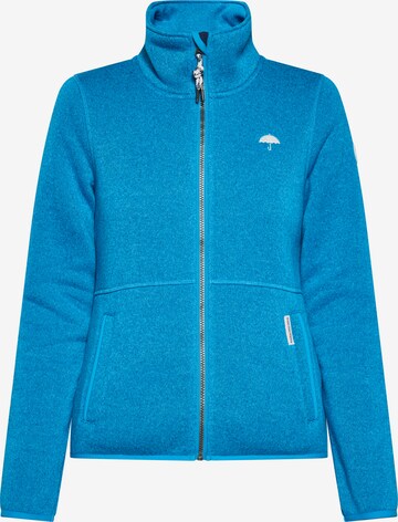 Schmuddelwedda Fleece jas in Blauw: voorkant