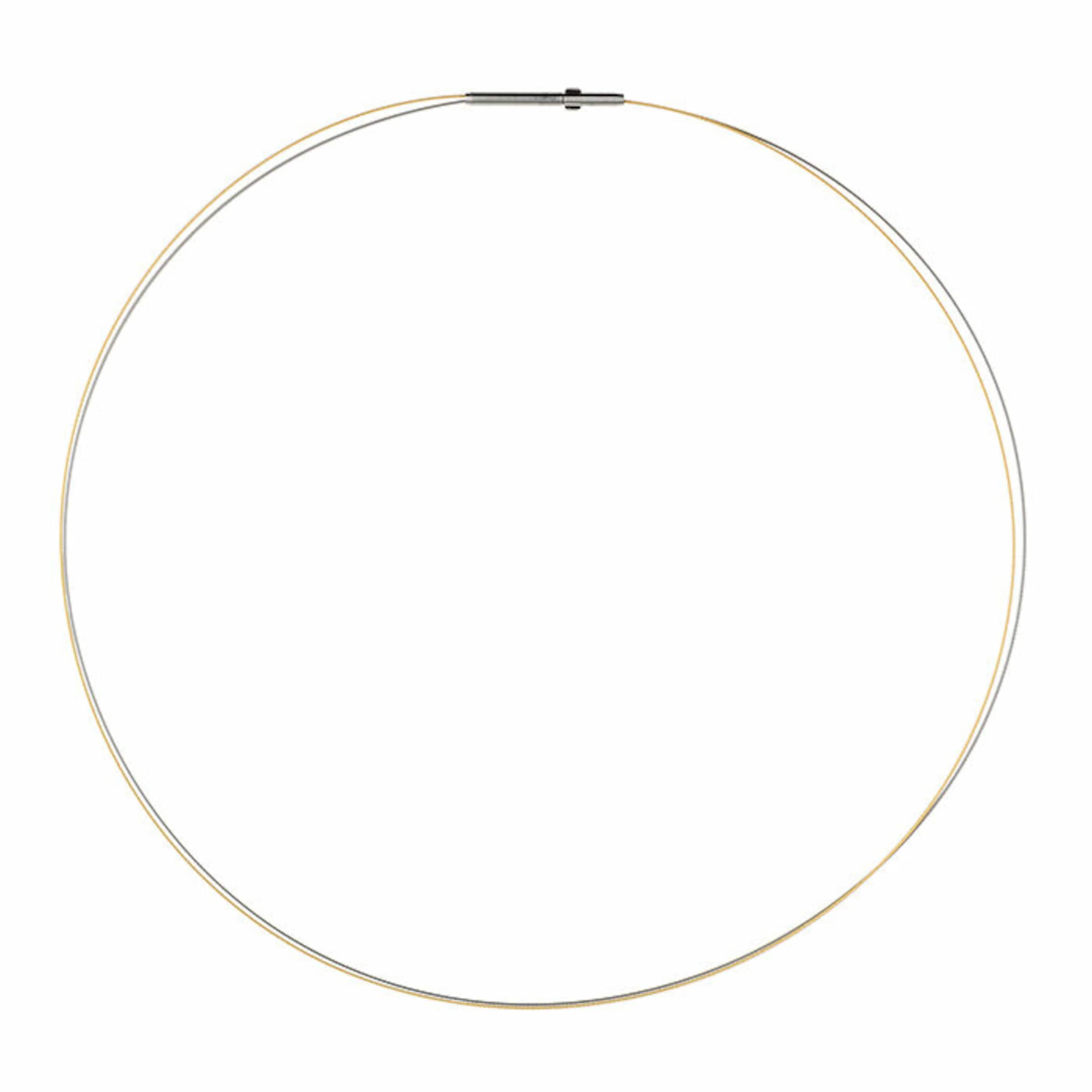 Ernstes Design Kette in Beige: Vorderseite