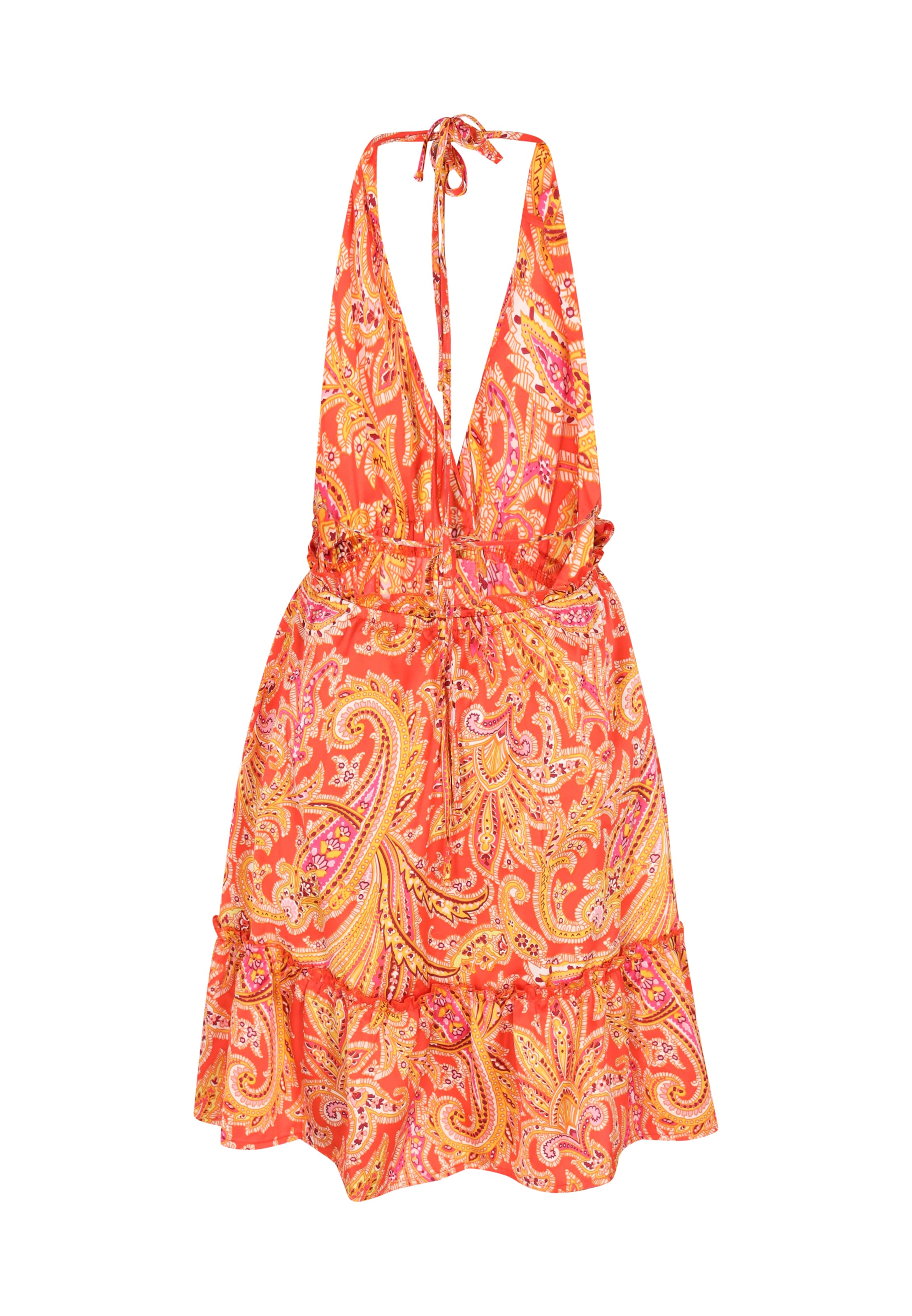 ebeeza - Vestido 'Spring Summer' em laranja