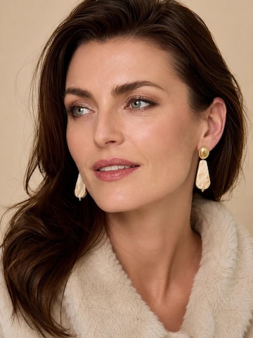 Boucles d'oreilles 'Marmo' ETNÉE en or