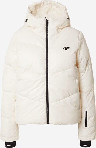 4F Спортивная куртка в Белый: спереди