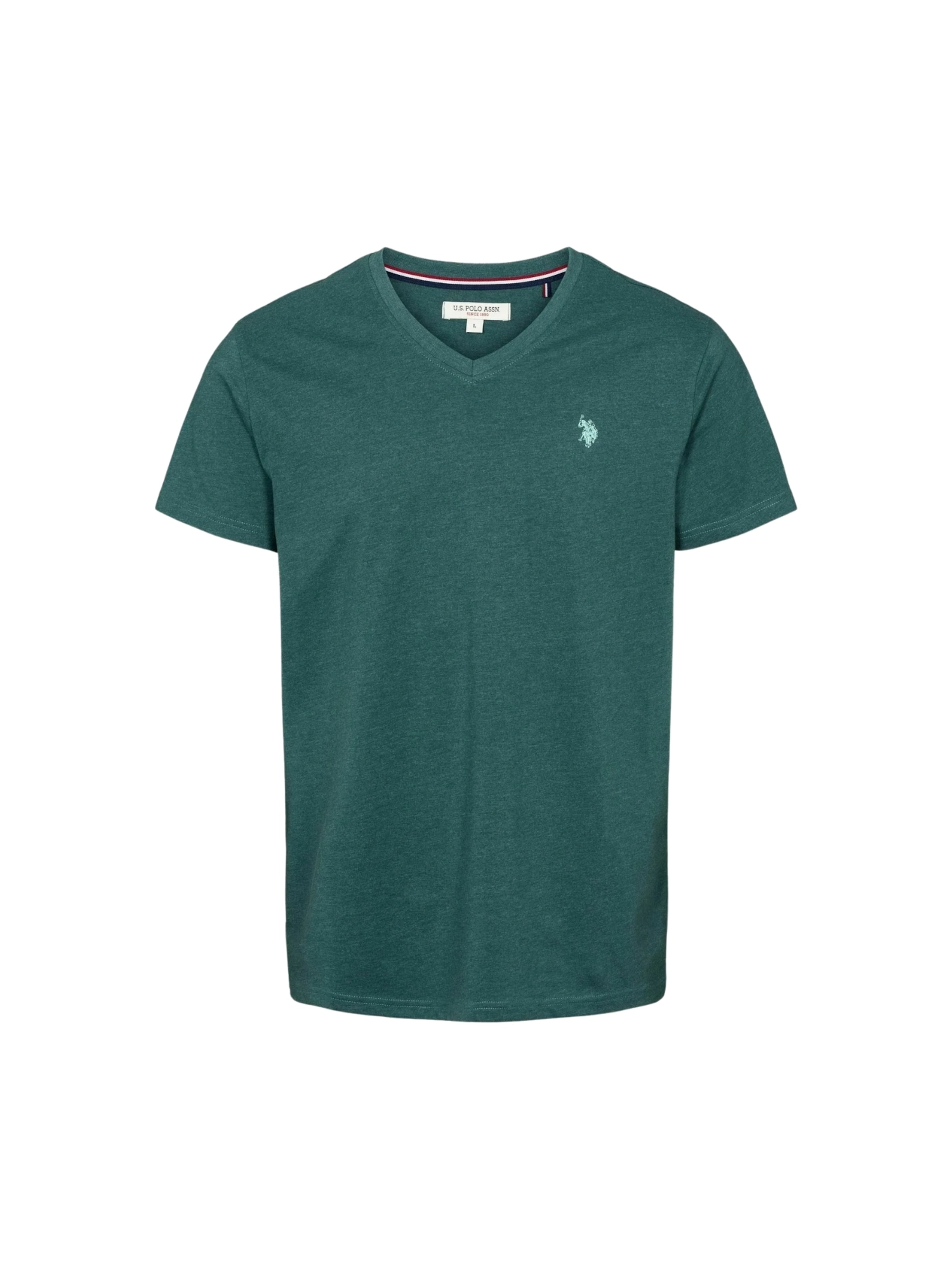 U.S. POLO ASSN. Shirt ' Cem V ' in Groen: voorkant