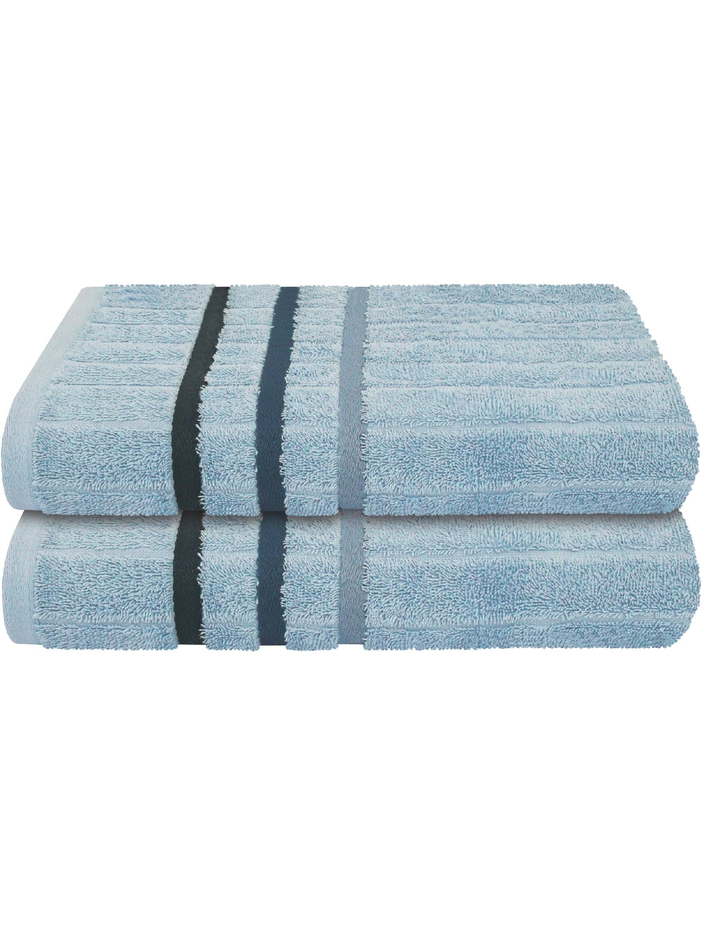 uncover by SCHIESSER Handtuch 'Ohio' in Blau: Vorderseite