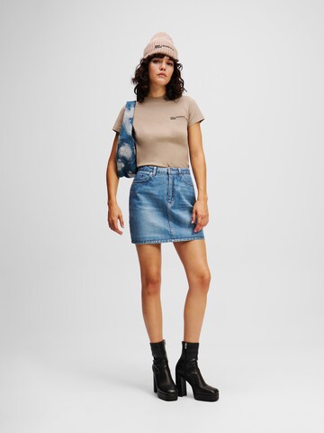 bronzinė KARL LAGERFELD JEANS Marškinėliai