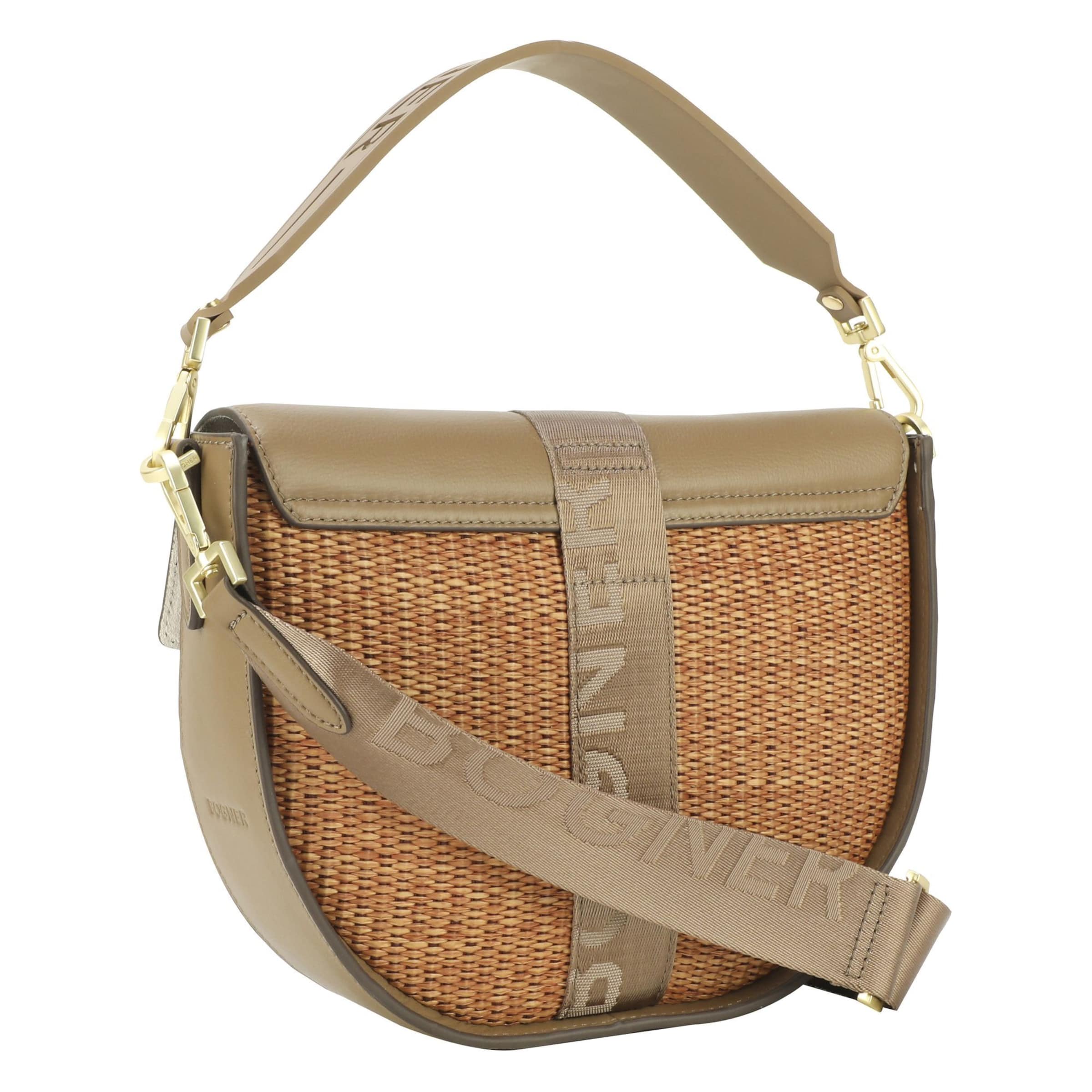 BOGNER Schoudertas 'Zuoz Cassy' in Bruin