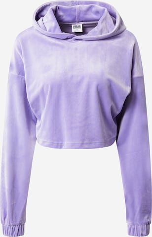 Urban Classics Sweatshirt in Purple: front