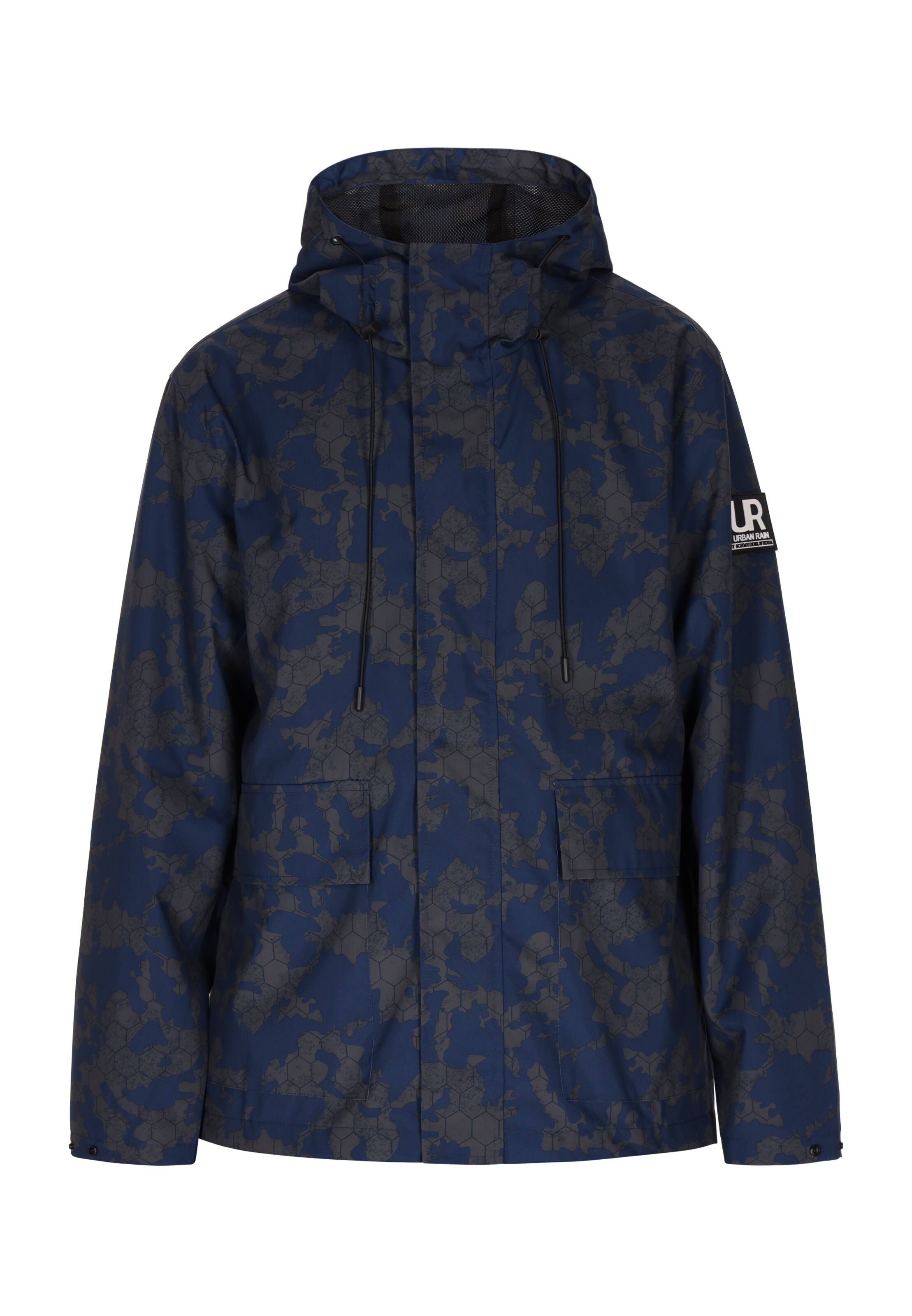 urban rain by Schmuddelwedda Between-season jacket in Grey: front