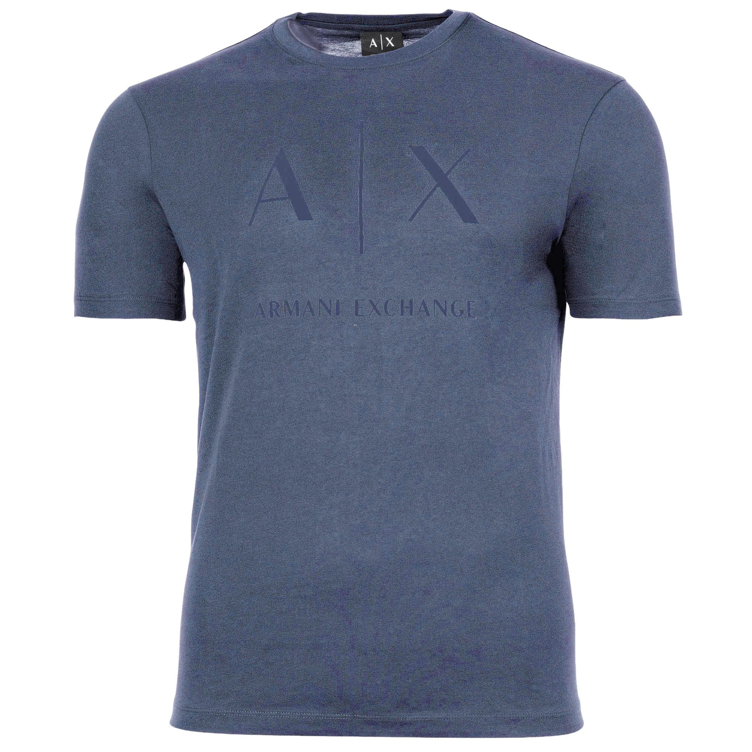 ARMANI EXCHANGE Koszulka w kolorze niebieski: przód