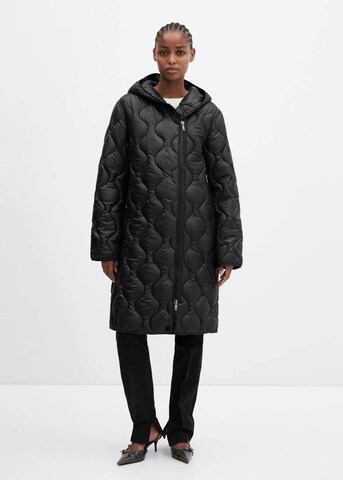 MANGO Between-Seasons Coat 'Gamba' in Black