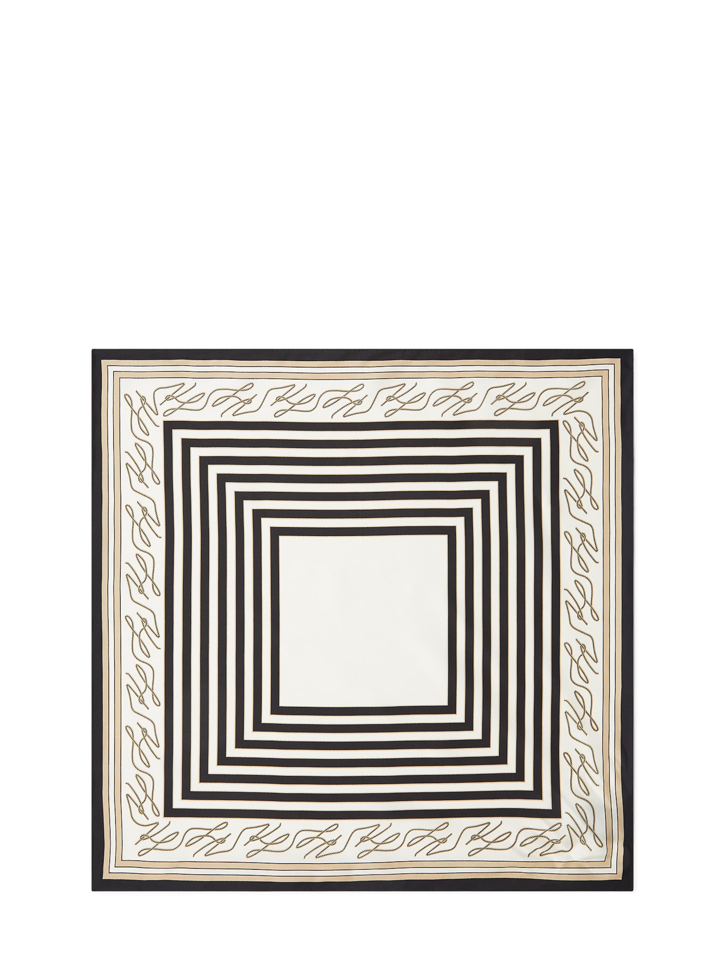 Karl Lagerfeld Scarf 'Autograph' i beige: framsida