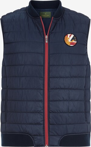 Charles Colby Bodywarmer 'Sir Kilbern' in Blauw: voorkant