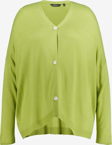 Cardigan Ulla Popken en vert : devant