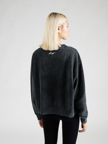 HUGO - Sweatshirt 'Deroxina' em cinzento