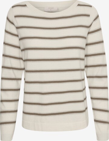 Cream Sweater 'Dela' in Beige: front