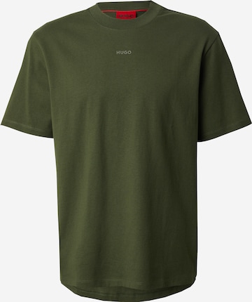 T-Shirt 'Dapolino' HUGO en vert : devant