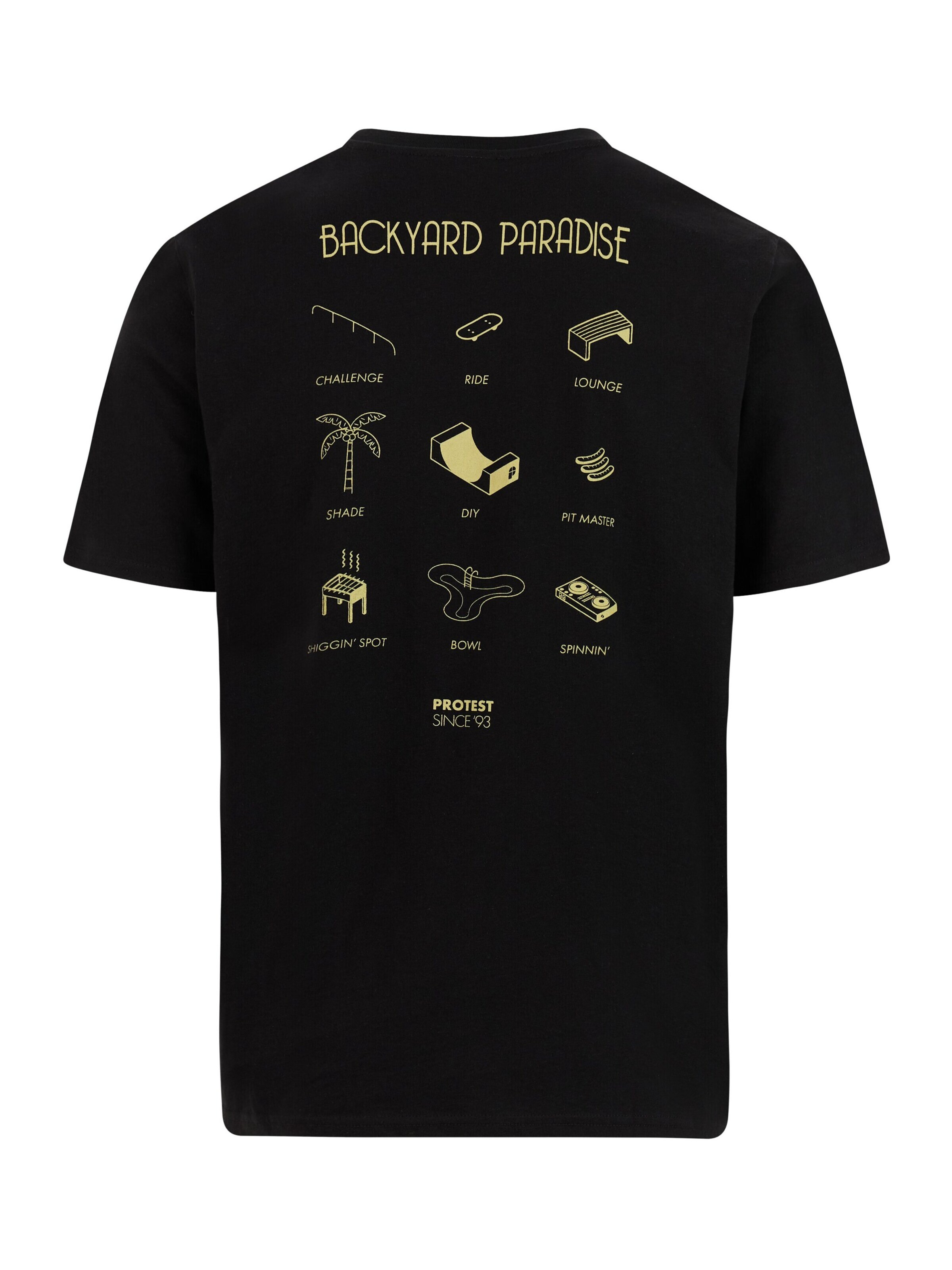 PROTEST Shirt 'PRTHepple' in Zwart