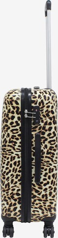 Saxoline Suitcase 'Leopard' in Yellow