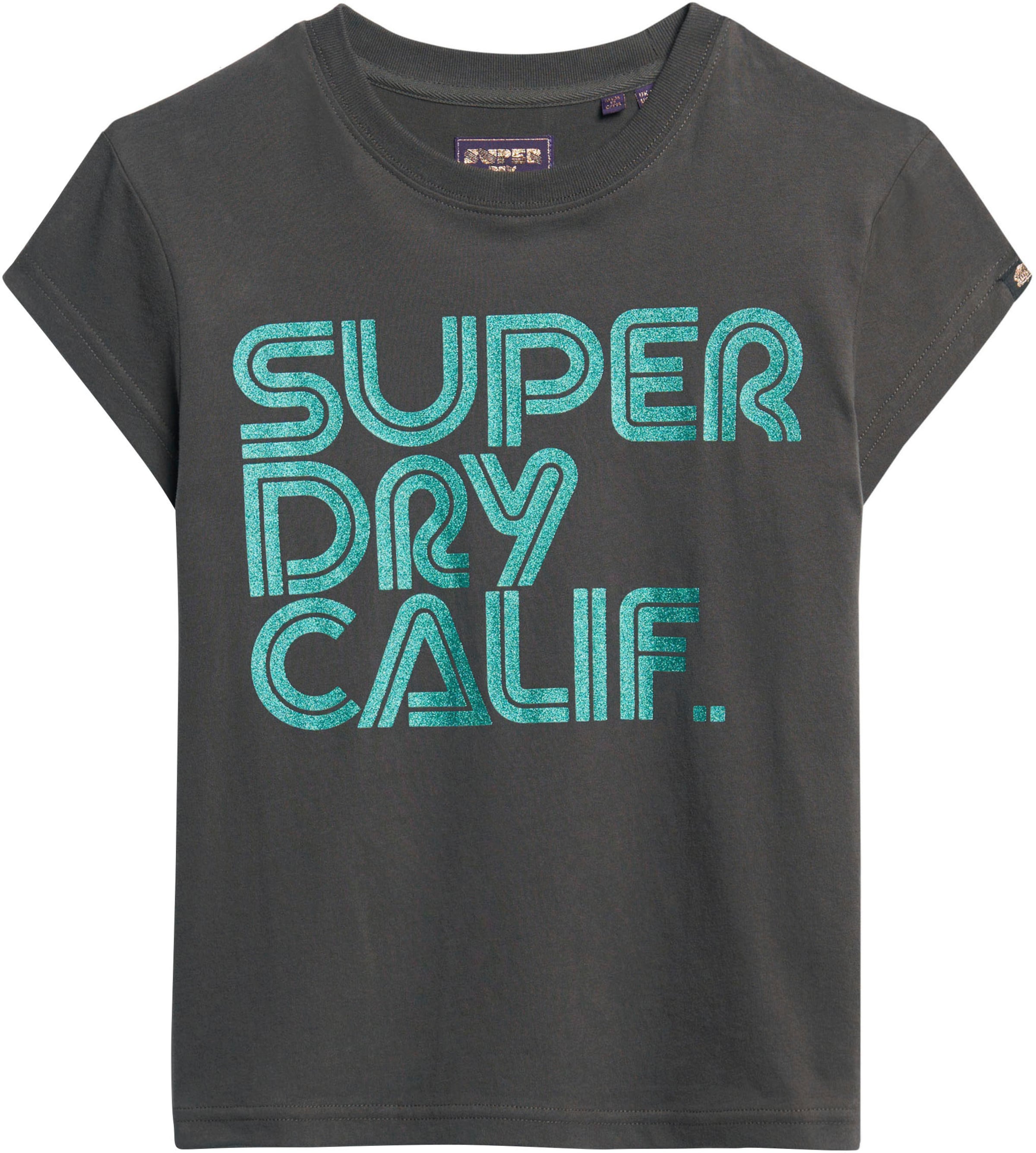 Maglietta di Superdry in grigio: frontale