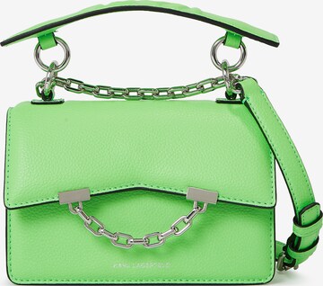Karl Lagerfeld Handbag 'Seven Grainy' in Green: front
