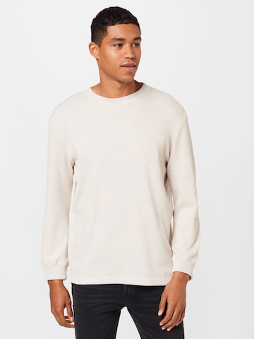 DAN FOX APPAREL Sweater 'Christian' in Beige: front
