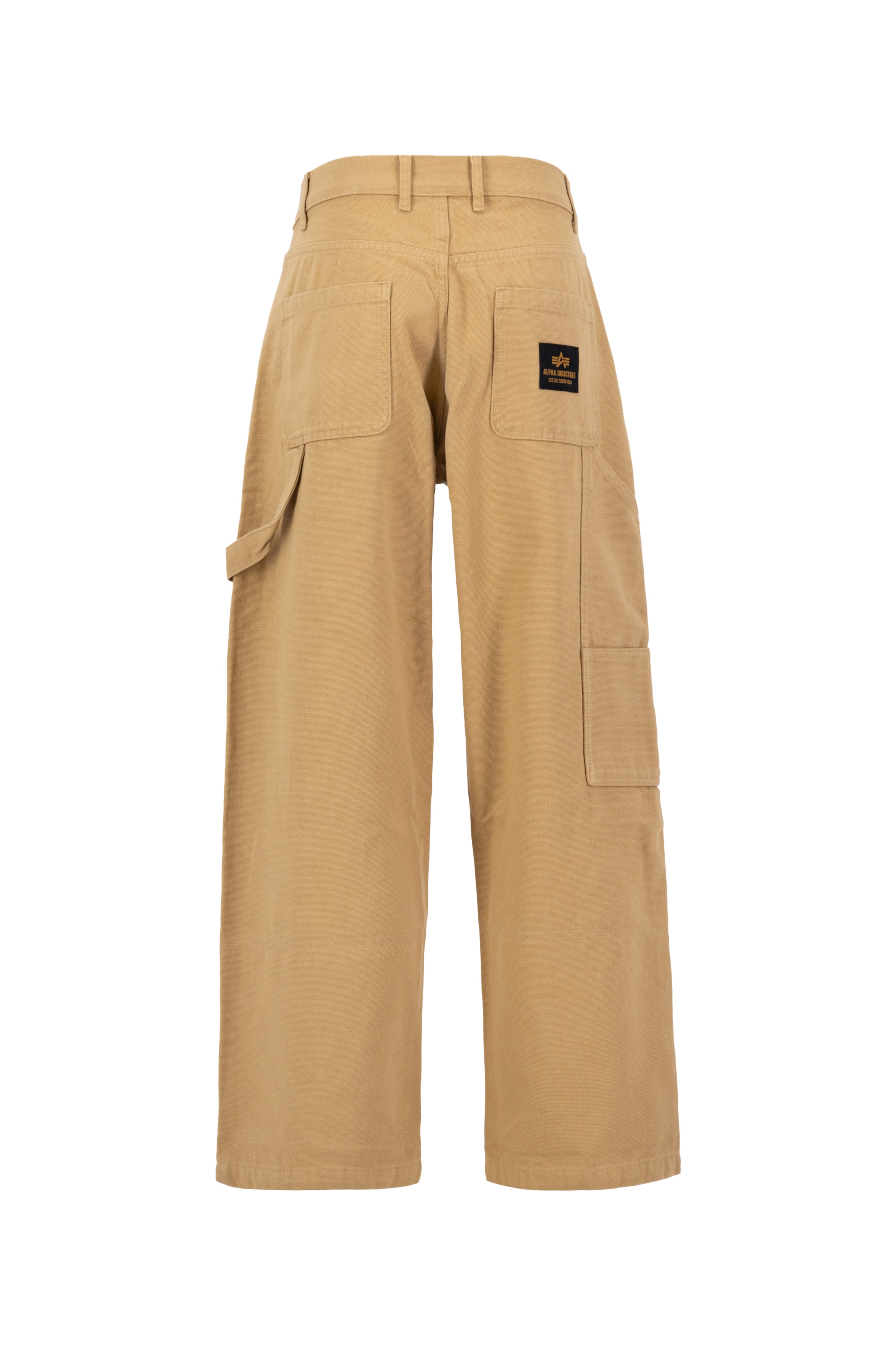ALPHA INDUSTRIES Loose fit Cargo trousers 'Carpenter' in Beige