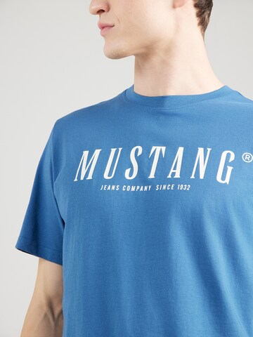 MUSTANG Футболка 'AUSTIN' в Синий