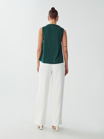 Willa - Blusa 'DELRAY ' en verde: atrás