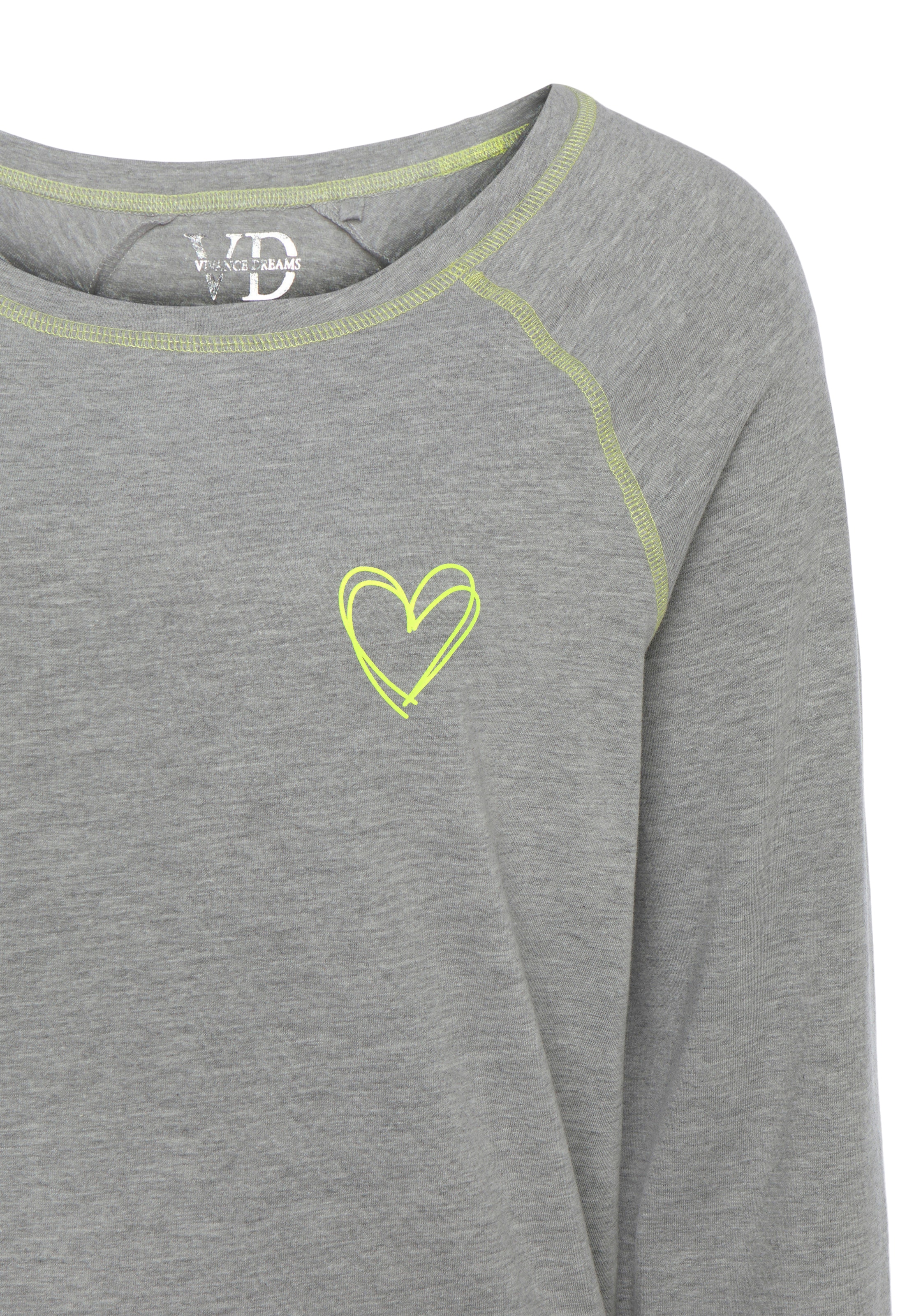 VIVANCE Nachthemd 'Dreams' in Grau