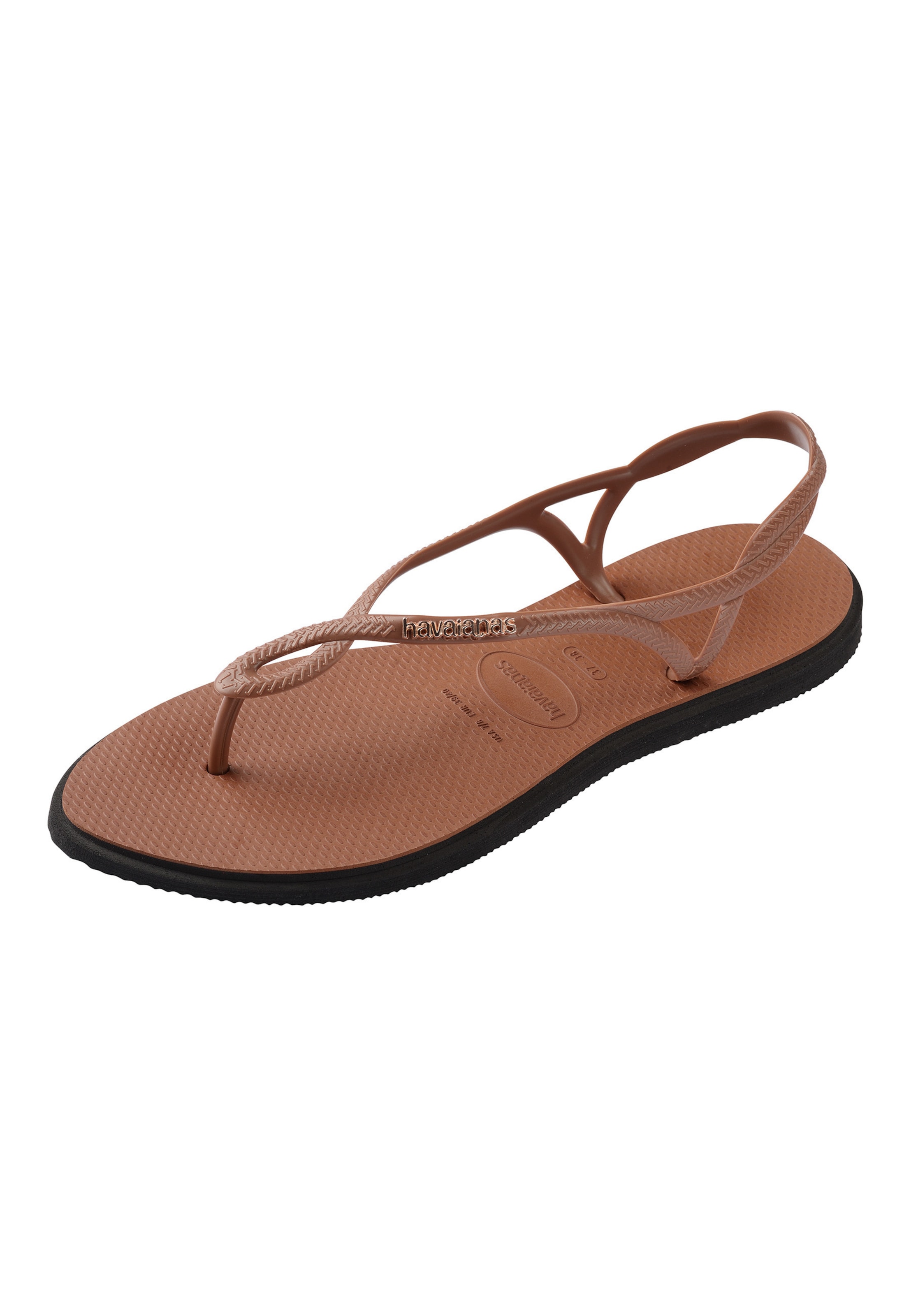 HAVAIANAS Teenslipper 'Luna Point' in Bruin: voorkant