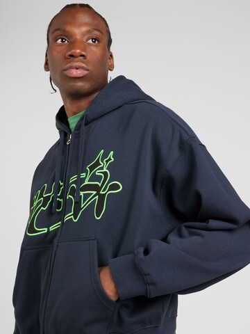 WEEKDAY - Sudadera con cremallera en azul