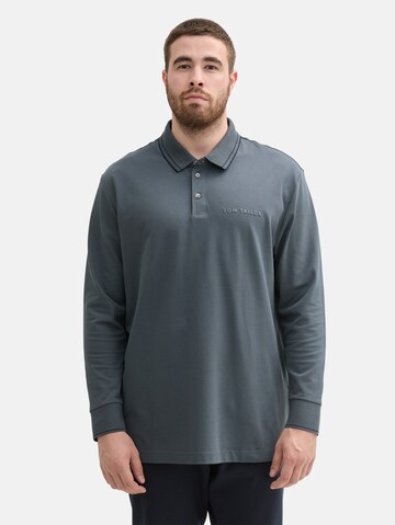 TOM TAILOR Men + Shirt in Blauw: voorkant