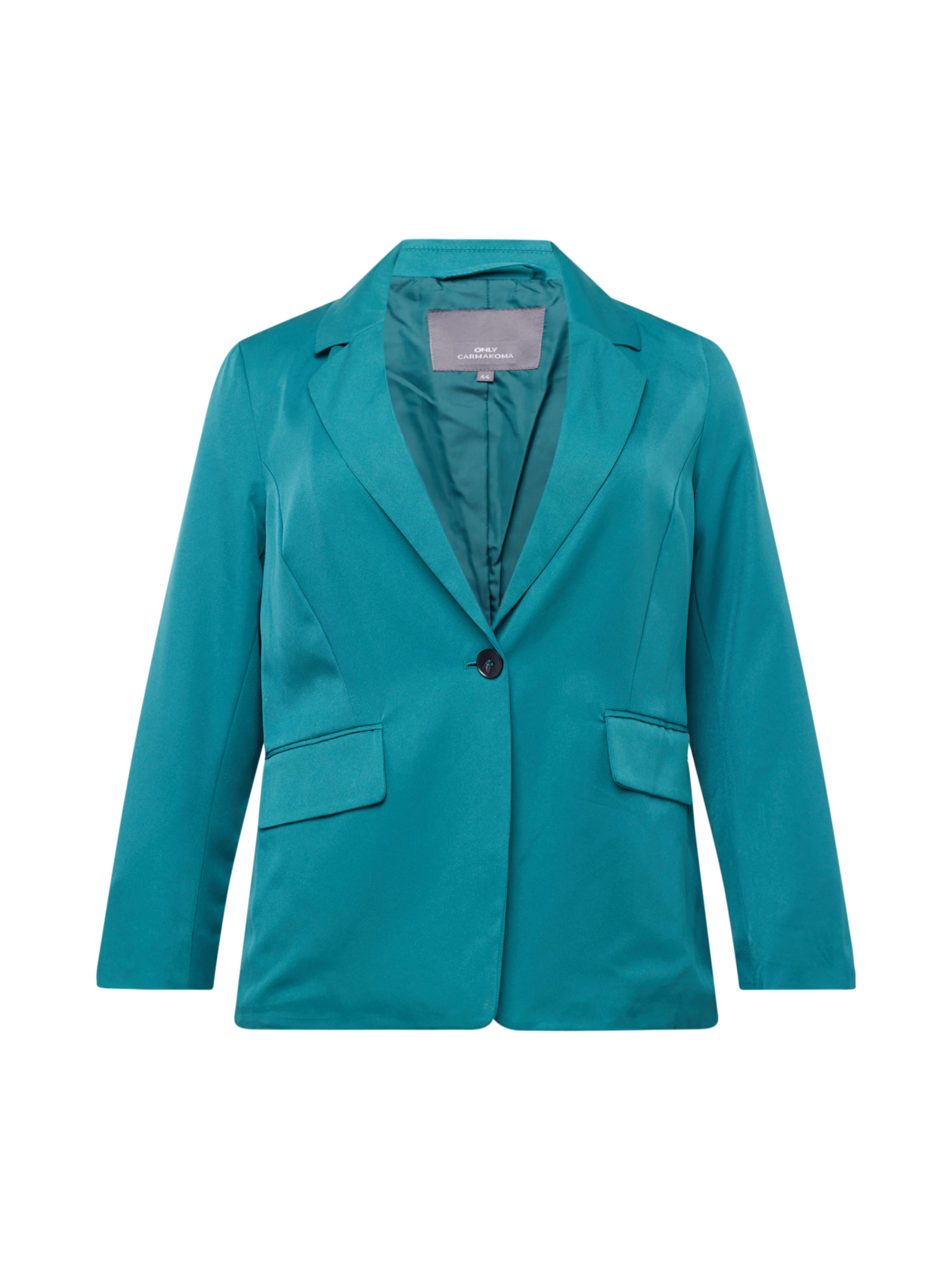 ONLY Carmakoma Blazers 'Frey' in Groen: voorkant