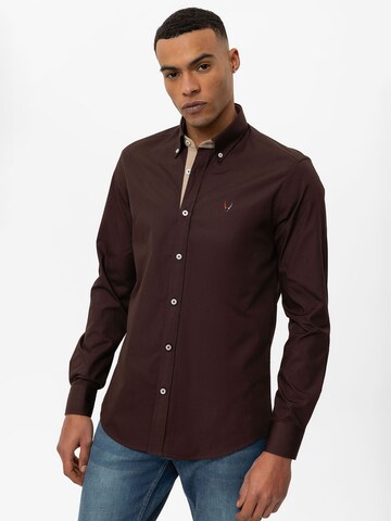 Coupe regular Chemise By Diess Collection en marron